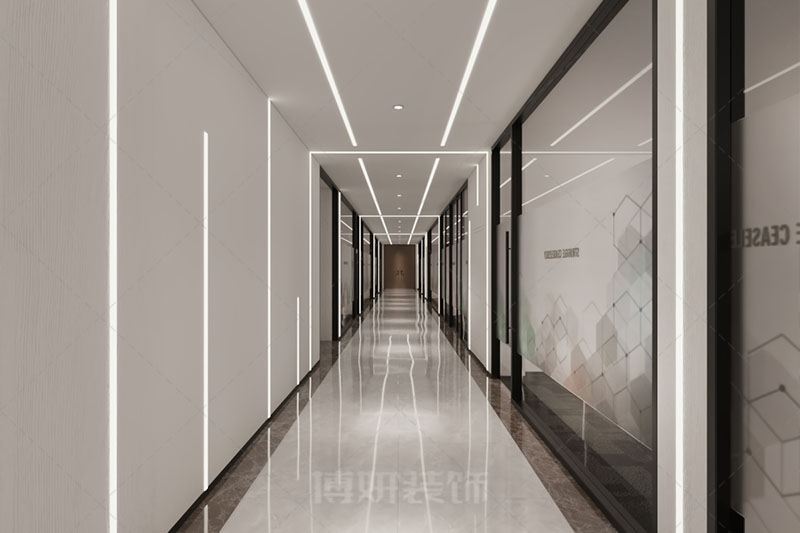 南京科技办公室过道设计