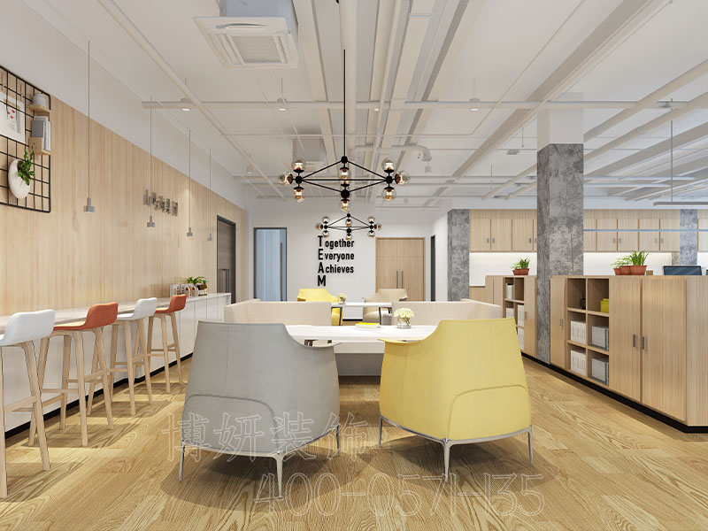 南京新中式风格办公室装修设计案例效果图