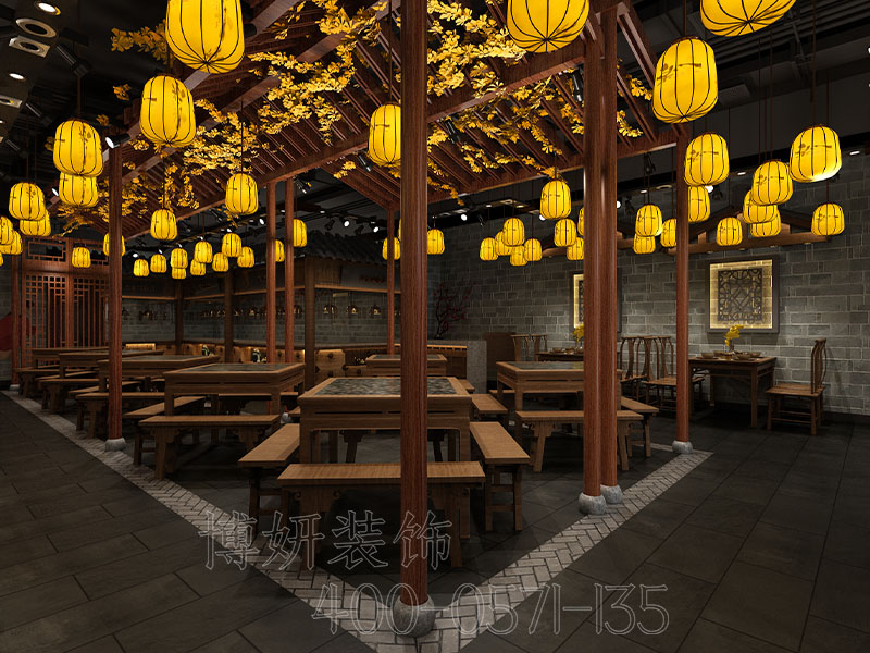 南京中式餐厅装修,南京中式餐厅装潢设计,南京中式餐厅装修效果图,南京装修公司