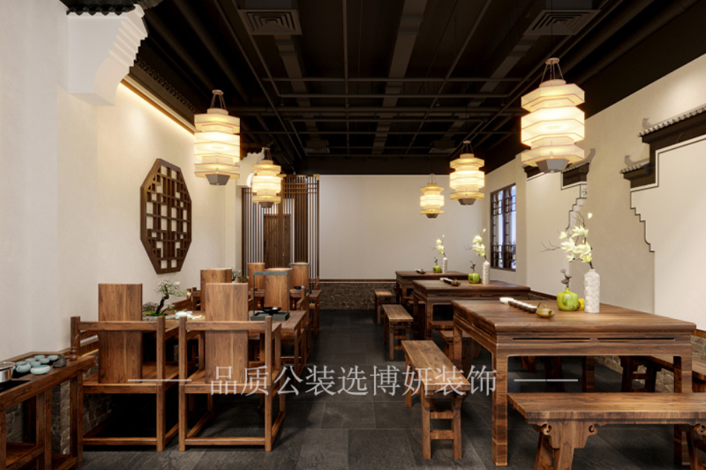 南京中式私房菜馆装修设计，打造一个独具特色的中式餐饮店